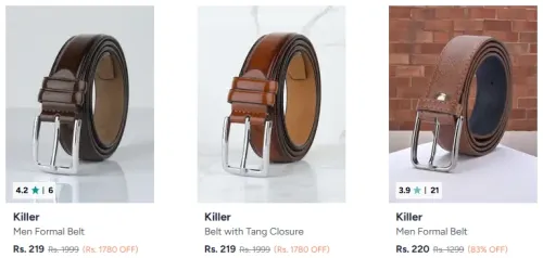 Image of Killer men belt up to 83% discount