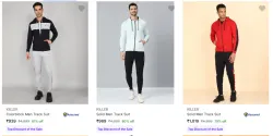 Killer Men Fashion Tracksuit Minimum 80% Discount