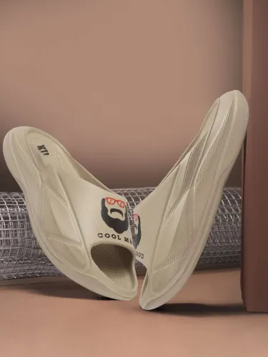 Image of KILLER Men Slides (Beige , 7)