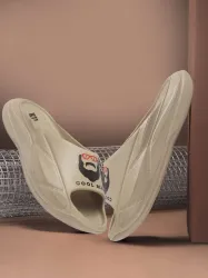 KILLER Men Slides (Beige , 7)