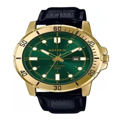  Killer Men Brass Round Dial & Straps Analogue Watch