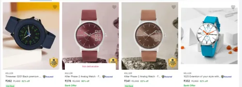 Image of Killer Men Watches Starting ₹262