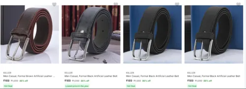 Image of Killer Men's Belts at 86% discount 