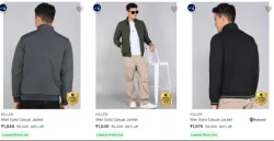 KILLER Mens Jackets at minimum 80% Discount