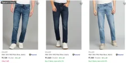 KILLER Mens Jeans at Minimum 70% Off