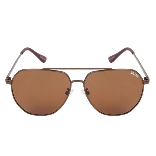 Image of KILLER Men's Polarised Square Full Rim Sunglasses 