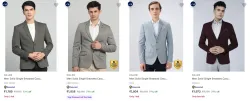 KILLER Mens Readymade Blazers at minimum 77% Discount