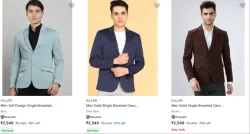 Killer Mens Readymade Blazers at Minimum 70% Discount