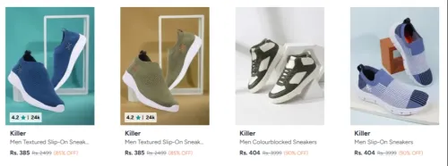 Image of Killer Men's Sneakers up to 90% Discount