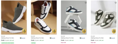 Image of Killer Men’s Sports Shoes upto 88% Discount