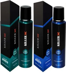 KILLER Ocean, Cyclone (150ml Each) Deodorant Spray 