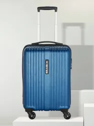 KILLER Small Cabin Suitcase (53 cm) 4 Wheels - STRING- Dark Blue - Blue