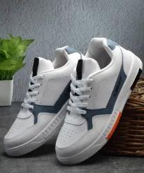 KILLER  Sneakers For Men (White, Grey , 8)