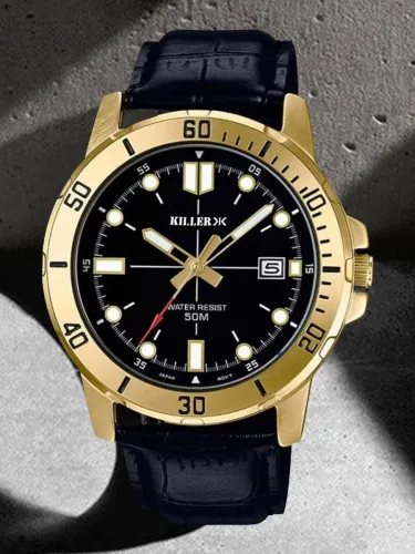 Image of Killer Timewear 7007 Golden Black Analog Watch
