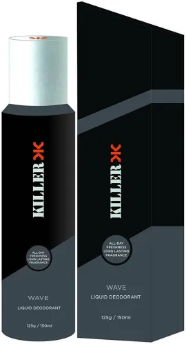 Image of KILLER Wave Liquid Deodorant 150ML Perfume Body Spray - For Men & Women (150 ml)