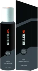 KILLER Wave Liquid Deodorant 150ML Perfume Body Spray - For Men & Women (150 ml)