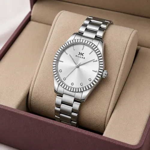 Image of KILLER Women's Fluted Bezel Analog Watch