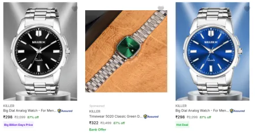 Image of Killer Wrist Watches Minimum 87% Discount 