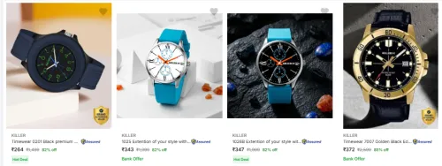 Image of Killer Wrist Watches Starting @ ₹264