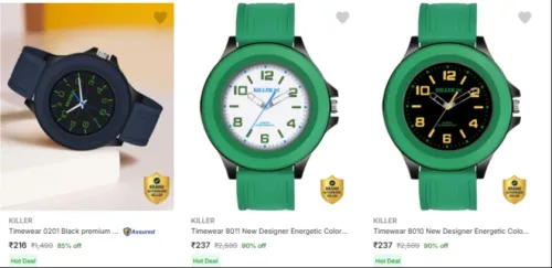 Image of Killer Wrist Watches up to 90% Discount