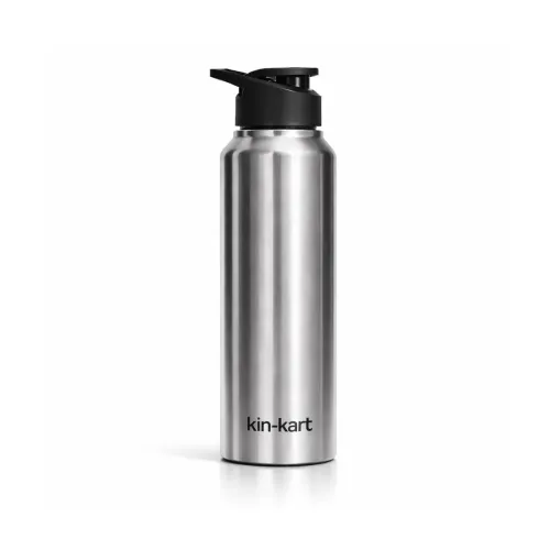 Image of Kin-Kart Water Bottles 1000 ml Stainless Steel Water Bottle 1 Litre