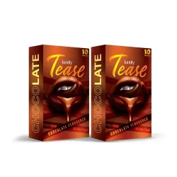 Kindly Tease Ultra-Thin Chocolate Condoms Pack of 20 