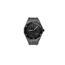 Kinetic Alloy Chronograph Men's Watch, Analog Black Dial