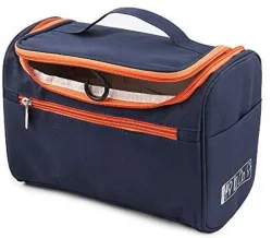 KINGNOW Women Blue Cosmetic Bag