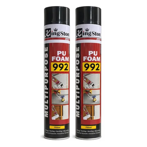 Image of KingSton PU Foam Sealant Spray White - 750ml pack of 2