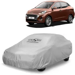 KINGSWAY® Aura Car Body Cover Dustproof for (Year 2020 to 2022) All Model, Compatible with Hyundai Aura Car Cover