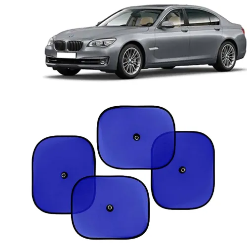 Image of KINGSWAY BMW 7 Series Car Window Curtain Sticky Sun Shades 4Pcs