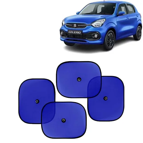 Image of KINGSWAY Car Window Curtain Sticky Sun Shades Compatible with Maruti Suzuki Celerio