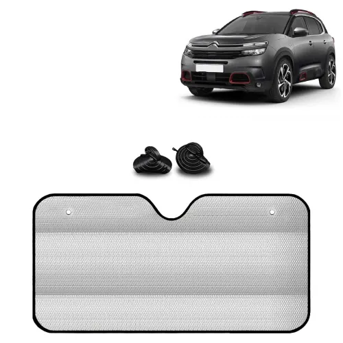 Image of KINGSWAY® Car Window Foil Curtain Sticky Sun Shade Compatible with Citroen C5