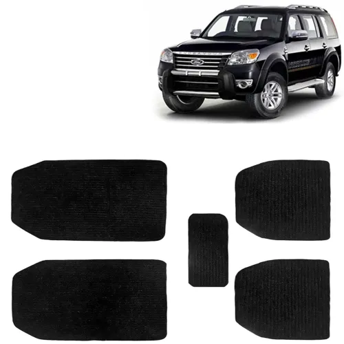 Image of Kingsway Carpet Style Universal Car Mats for Ford Endeavour, Po5