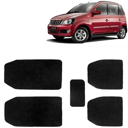 Image of Kingsway Carpet Style Universal Car Mats for Mahindra Quanto, 2012 Onwards Model