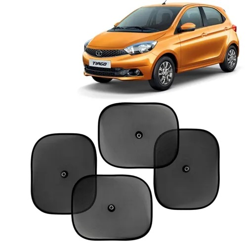 Image of KINGSWAY Car Window Curtain Sticky Sun Shades Compatible 