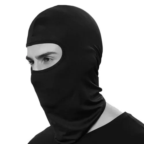 Image of Kingsway® Full Face Cover Mask Use for Multi-Sports Activities, 4 Way Stretch, Quick Dry, Sweat Absorbing Fabric Helmet 