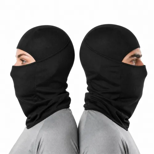 Image of Kingsway Full Face Mask Balaclava for Bikers - Premium Riceknit Helmet Liner | UPF 50+ UV & Dust Protection | Riders Fac