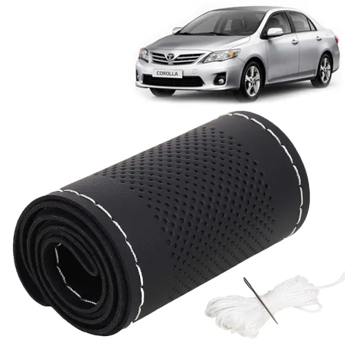 Image of KINGSWAY PU Leather Steering Cover Altis