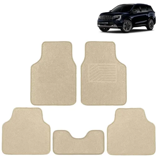 Image of KINGSWAY Universal Size Car Foot Mats for XUV 7XO (2026 Onwards) | 5 Pcs