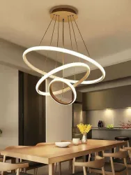 KINIS 3-Ring LED Chandelier