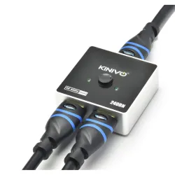 Kinivo Premium 4K HDMI Switch/Splitter HDMI Switcher - Supports 4K @ 60Hz, 3D