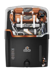 Kinsco Aqua Punch Pro With ISI Mark RO+UV+UF+TDS Adjuster 18 L RO + UV + Copper
