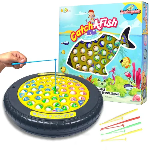Image of KIPA GAMING Rechargeable Fish Catching Game, 45 Fishes 