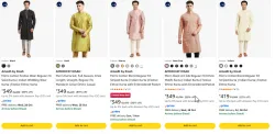KISAH Mens Kurta upto 89% Discount