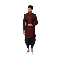 KISAH Mens Western Sherwani Set