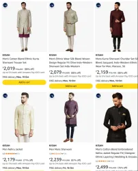 Kisah Sherwani Set at up to 85% Discount