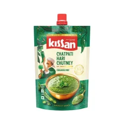 Kissan Chatpati Hari Chutney 200g |Dhaniya Pudina Chutney |Silbatta like texture | Sourced from Indian Farms | made with
