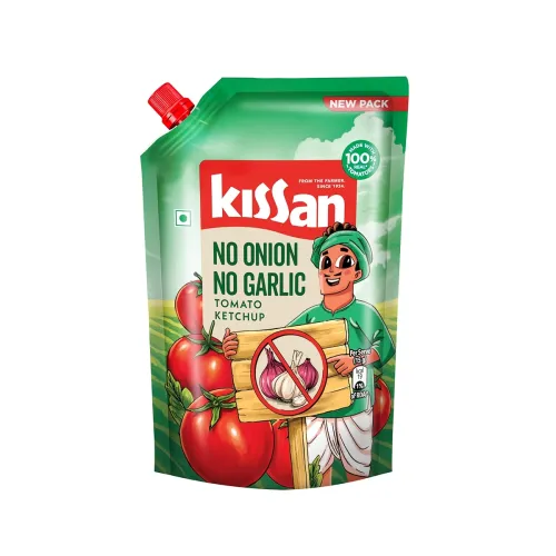 Image of Kissan No-Onion No-Garlic Tomato Sauce, 850g / 900g / 950g (Weight May Vary)