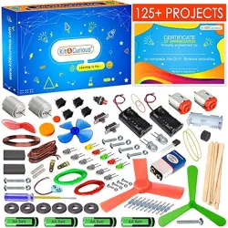 kit4curious 125 projects diy activity science electronics starter mega kit 